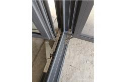 China Aluminum Frame In Swing Egress Window PVC Plastic Windows With Mosquito Net supplier
