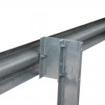 Highway Road Vehicle Barrier Galvanized Powder Coated Thrie Beam W Beam Guardrail for sale
