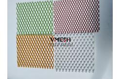 China PVDF Aluminum Facade Mesh Build Metal Expanded Plate Exterior Cladding supplier