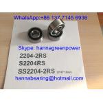 SS2204-2RS / S2204RS / 2204- TVH Stainless Steel Self - aligning Ball Bearing with Rubber Seal , 20*47*18mm for sale