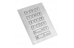 China Top Panel Mounting Door Access Keypad With 0.45mm Short Stroke supplier