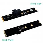 M.2 Module With Mini-SAS HD (SFF-8643) 36-Pin Connector For U.2 (SFF-8639) NVMe SSD (Upward MiniSAS) for sale