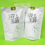 Graceful Curved Lipton Tea Packaging Bags Stand Up Pouch Customized for sale