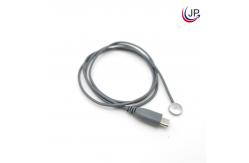 China 10K 2.252K NTC Medical Temperature Sensor Micro Plug Skin Temperature Probe supplier
