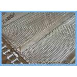 Customized 304 Stainless Steel Wire Mesh Conveyor / Spiral Woven Wire Mesh Belt