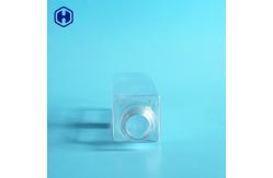 China 150ml Square Recyclable Sauce PET Bottle With Screw Lid 142mm Height supplier