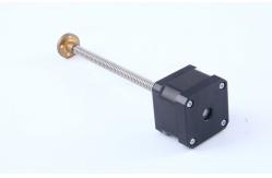 China ROHS Nema 17 Linear Stepper Motor 42HS40-1004YAL With 295mm Lead Screw supplier