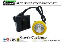 China Waterproof IP68 Underground Mining Cap Lamps Silicon Button Cap Low Power Warning supplier