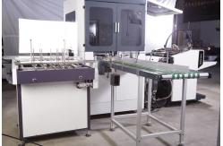 China Paper Gluer Positioning Box Making Machine For Shoe / Phone / Wine Box supplier