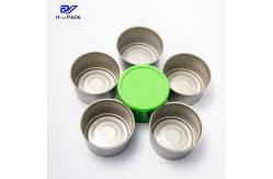 China Food Safe Beef Can 80ml Tomato Small Round Tin Containers Tinplate supplier