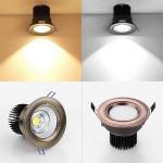 8w Fireproof Round Shape Ceiling Light Aluminum Waterproof Powder Coating for sale