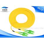 Outdoor IEC 60794 Patch Cord Optical Fiber , Yellow Paintcoat St Lc Fiber Patch Cable for sale