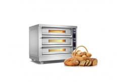 China Commercial Automatic Food Processing Machines Electric Gas Pizza Bakery Oven supplier