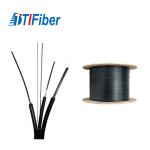 Flat Bow Type Ftth Fiber Optic Cable G652d G657A LSZH 4 Core Copper CCA CCS Conductor for sale