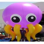 The purple octopus inflatable helium balloon with lighting for sale