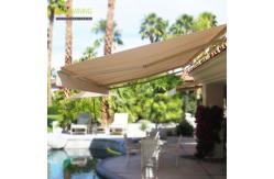China Acrylic Manual Retractable Awning Outdoor Sun Shade Canopy supplier