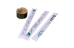 China Custom printed opp wrapped disposable bamboo chopsticks 18cm 21cm 23cm supplier