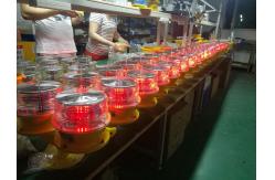 China Low Intensity Solar Aviation Obstruction Light GPS Sync Flashing Lamp 360° Beam Angle supplier