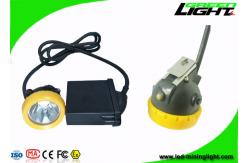 China Cree Source LED Mining Light IP68 10000lux 6.6Ah Battery With Silicon Button supplier