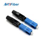 SC / UPC Fiber Optic Quick Connector For FTTH for sale