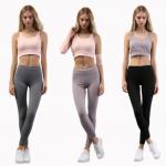 Private Label Workout Wear Shorts Suit for Women Seamless Scrunch Bum Two Piece Pants Set for sale
