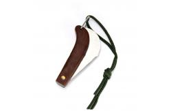 China Professional Steel Harvesting Sickle Garden Tool Oxide Coated Wooden Handle Mini supplier