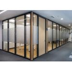 Isolate The Noise Easy Assembled Solid Partition Wall Solid Door With Glass Partition for sale