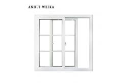 China Fixed Ventilator UPVC Sliding Window And Door With Grill Mosquito Mesh supplier