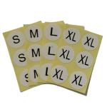 Small Self Adhesive Round Stickers Removable Glue Garment Private Size for sale