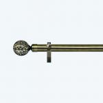 0.6 MM Thickness Electroplated AB Color Curtain Rod For Window Curtain Decoration for sale