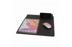 China Folding Rectangle Leather Large Table Wireless Charging Mouse Pad Multifunctional supplier