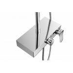 PSON Bathroom Stainless Steel Shower Set Polishing Brushed for sale