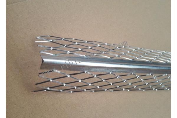 2.7m Length Galvanized Plaster Angle Bead Diamond Mesh 5cm Wings
