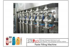 China Easy Maintenance Paste Filling Machine / 6 Head Filling Machine For Shampoo supplier