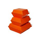 Hot Sale Multiple Size Packaging Customized logo Printed Kraft Burger Paper Boxes for sale