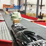 Low Noise Modular Belt Conveyor Systems Warehouse Belt Conveyor High Adaptability for sale