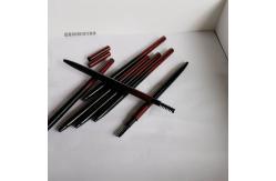 China Customizable Waterproof Eyebrow Pencil , Black Great Eyebrow Pencil With Brush supplier