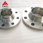 Customized Weld Neck Flange , Gr2 Gr9 Butt Forging Titanium Flange for sale