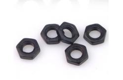 China Black Oxide Hexagon Thin Nut DIN439 Hex Nut Blacken supplier
