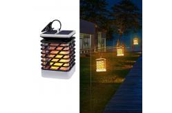 China Warm White 3500K 40LM Wireless LED Solar Garden Lanterns Solar Flame Torches supplier