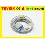 Teveik Manufacturer Reusable Medical Mindray 5 leads Round 12pin ECG Cable for Patient Monitor for sale