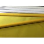 White / Yellow Color 110 Screen Printing Mesh Roll Plain Weave Style for sale