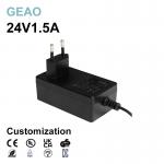24V 1.5A Wall Mounted Power Adapters For Cheap Robot Lg Monitor Cash Register Router for sale