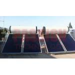 Compact Flat Plate Solar Water Heater Blue Film Coating Solar Collector for sale