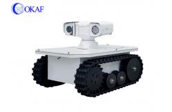 China Smart surveillance security patrol robot DIY educational crawler robot tank chassis supplier