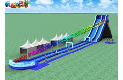 China Exciting big water pool inflatable water slide with swimming pool , bounce house jumpers supplier