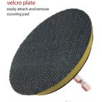 Scrub Pad with Drill Attachment Kit Cleaning Accessory Automatic Spin Scrub