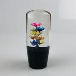 Flower Resin Stick Shift Knob , Transparent Gear Knob Car Accessory for sale