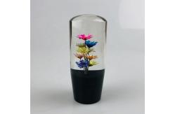 China Clear Car Resin Shift Knob Custom With Real Flower Inside supplier