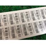Eco Friendly Paper Self Adhesive Sticker Labels Smooth Surface Greasy